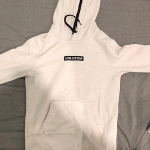 Men’s White Hollister Hoodie